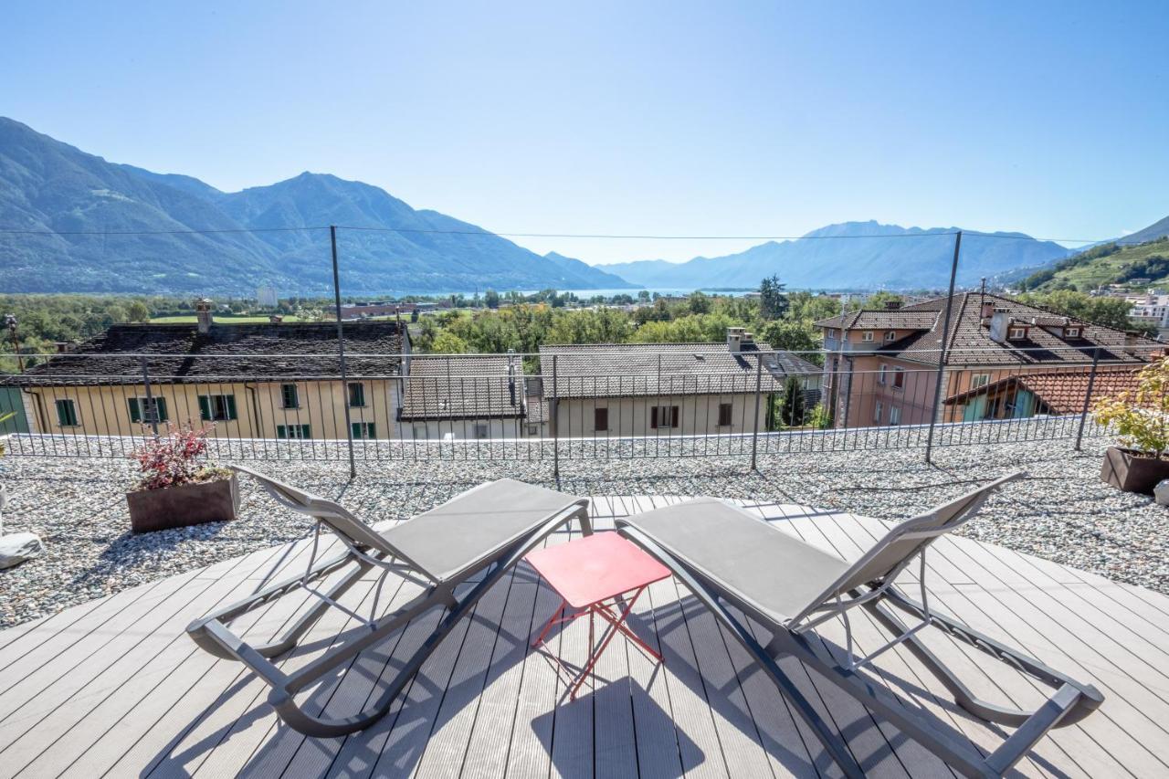 Albergo Porta Verzasca Gordola Exterior foto
